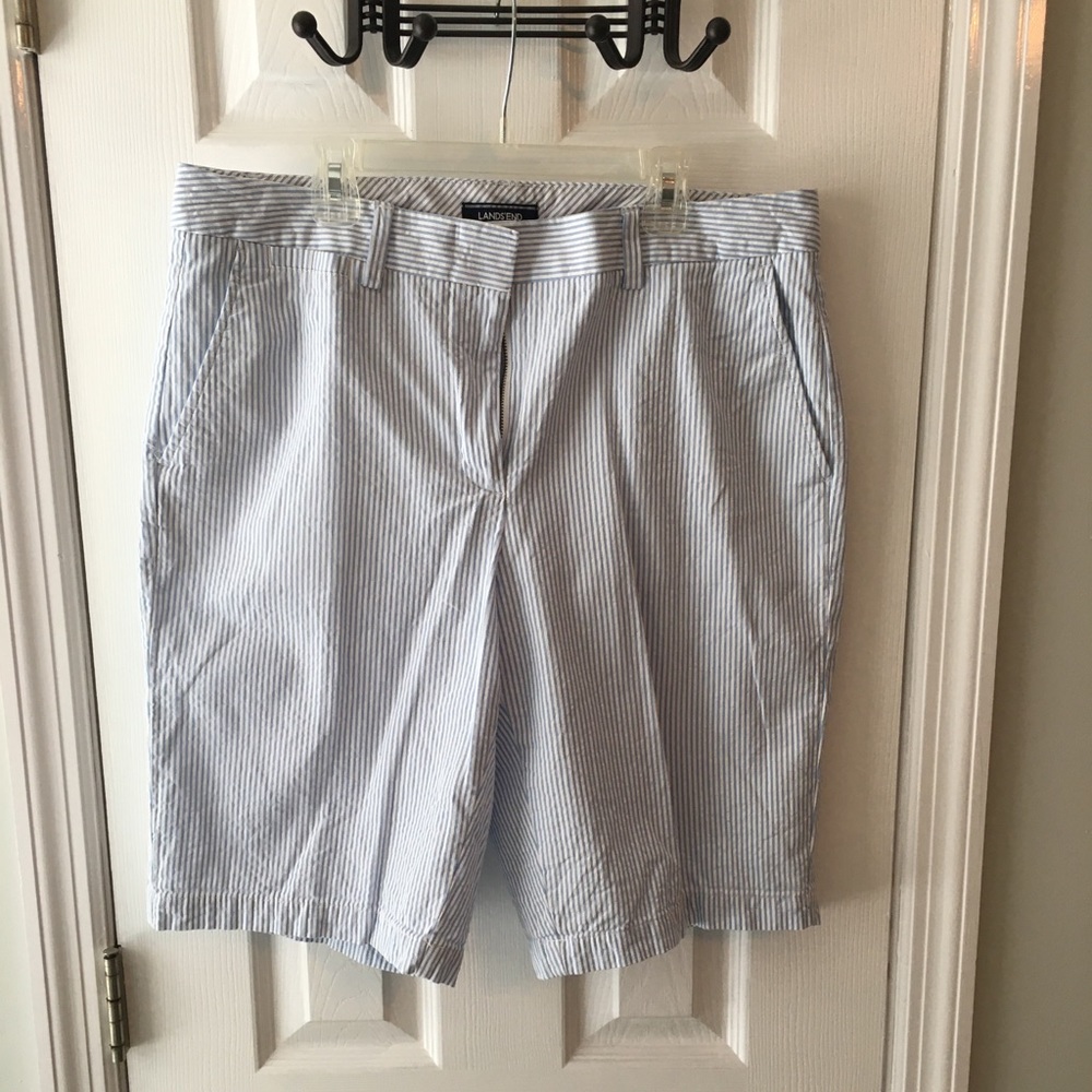 Lands’End Seersucker Shorts